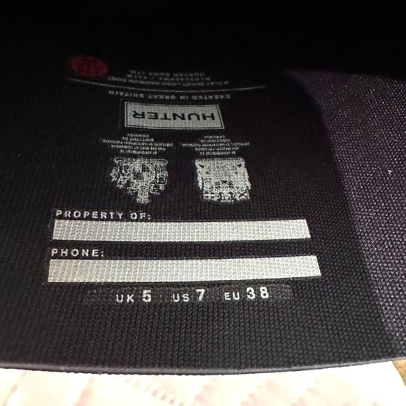 Womens Hunter Play Size 7 Logo Rain Boot Rainbow - Picture 3 of 10